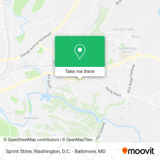 Sprint Store map