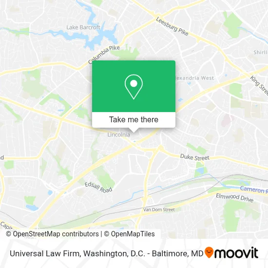 Universal Law Firm map