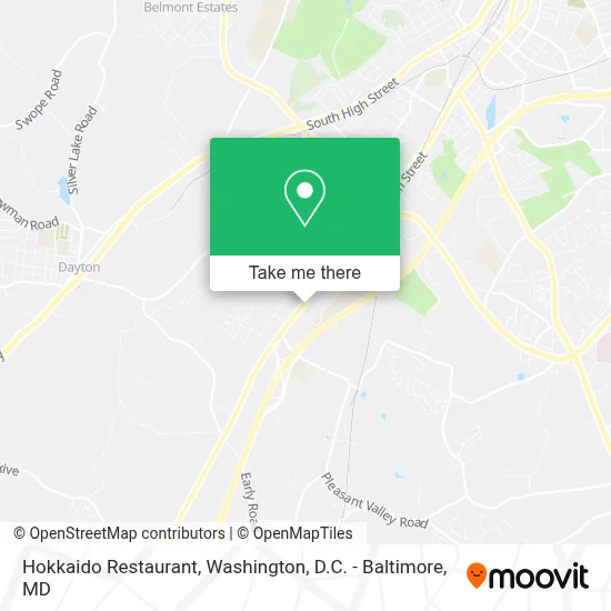 Hokkaido Restaurant map