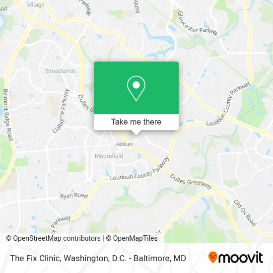 The Fix Clinic map