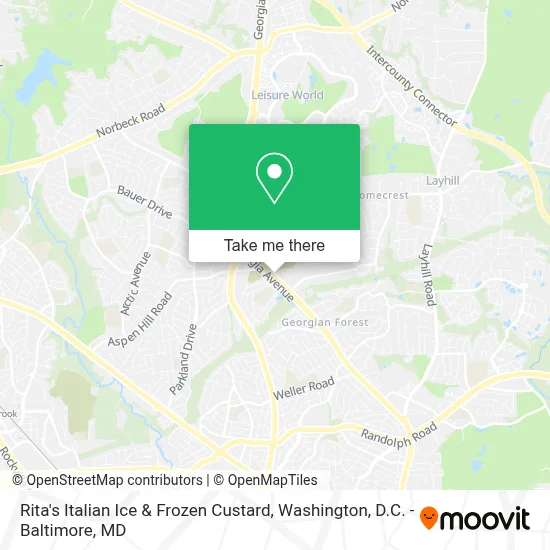 Rita's Italian Ice & Frozen Custard map