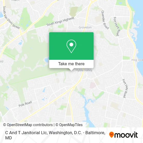 C And T Janitorial Llc map