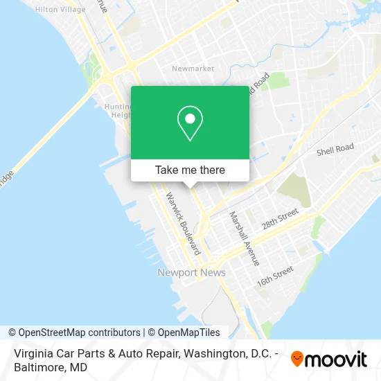 Virginia Car Parts & Auto Repair map