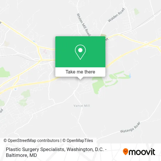 Plastic Surgery Specialists map