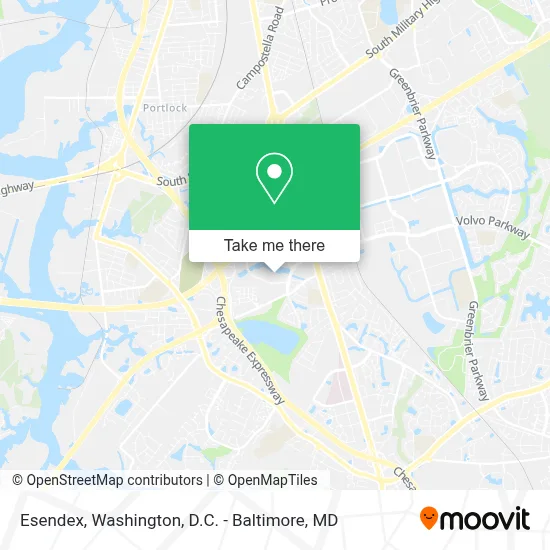 Esendex map
