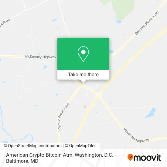 American Crypto Bitcoin Atm map