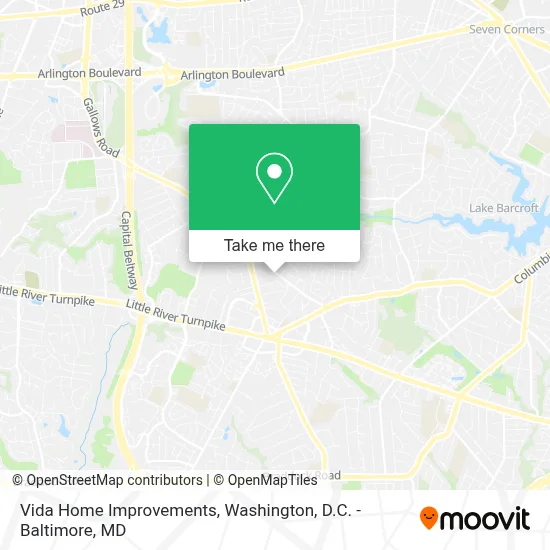 Vida Home Improvements map