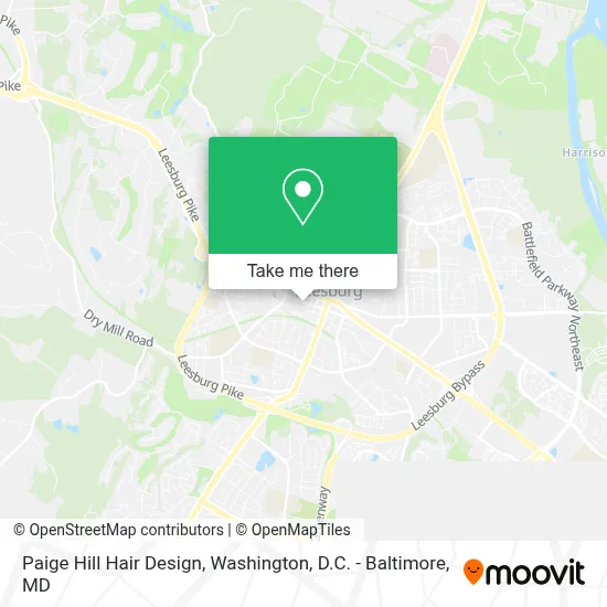 Paige Hill Hair Design map