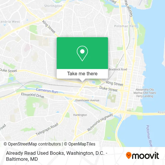 Already Read Used Books map