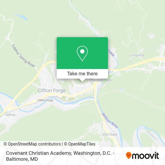 Covenant Christian Academy map