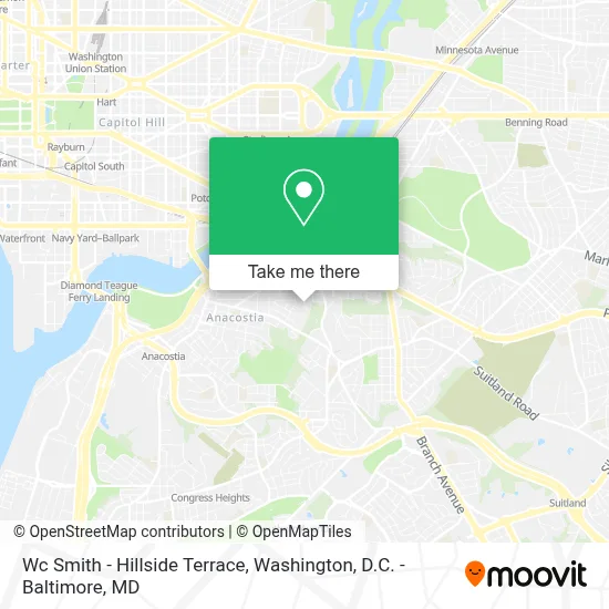 Wc Smith - Hillside Terrace map