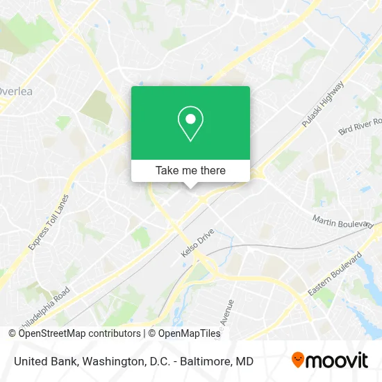 United Bank map
