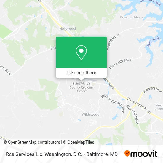 Rcs Services Llc map