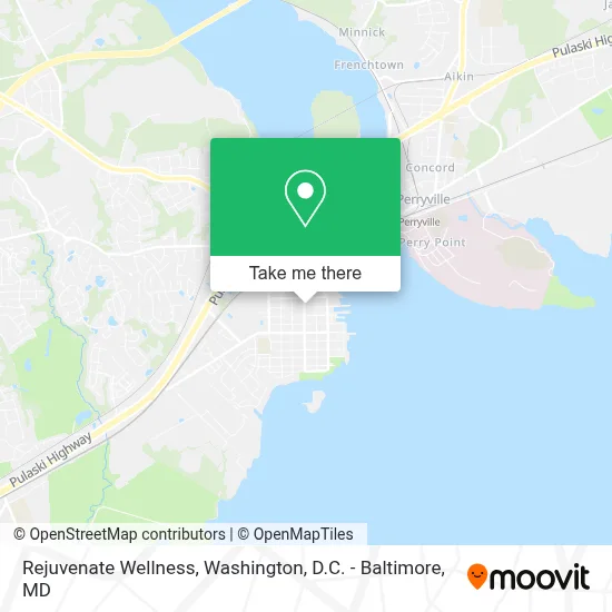 Rejuvenate Wellness map