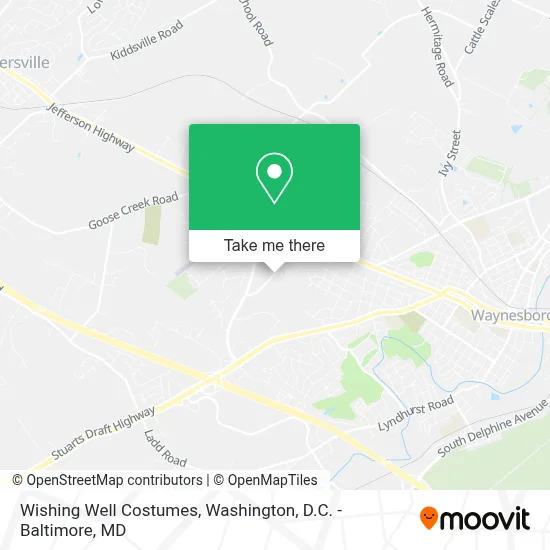 Wishing Well Costumes map