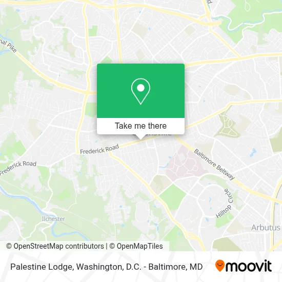 Palestine Lodge map