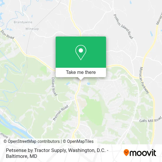 Petsense by Tractor Supply map