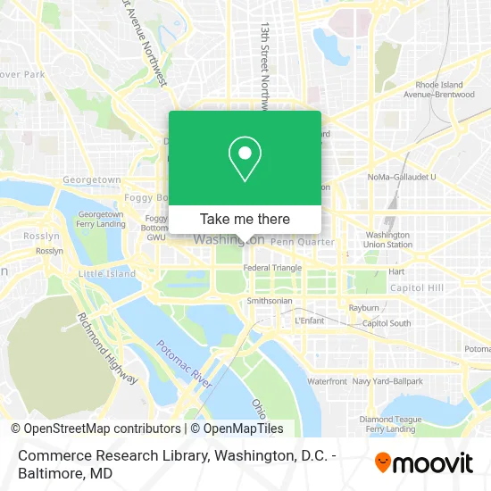 Commerce Research Library map