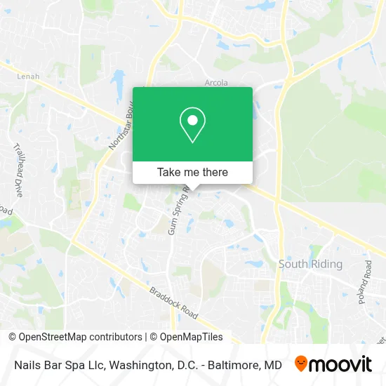 Nails Bar Spa Llc map