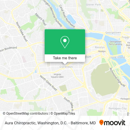 Aura Chiropractic map