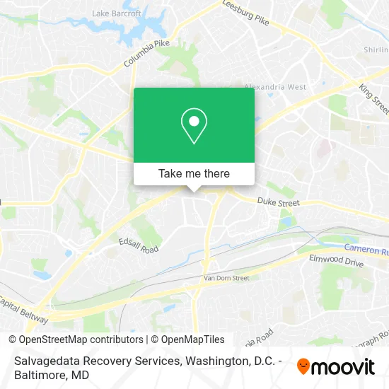 Salvagedata Recovery Services map