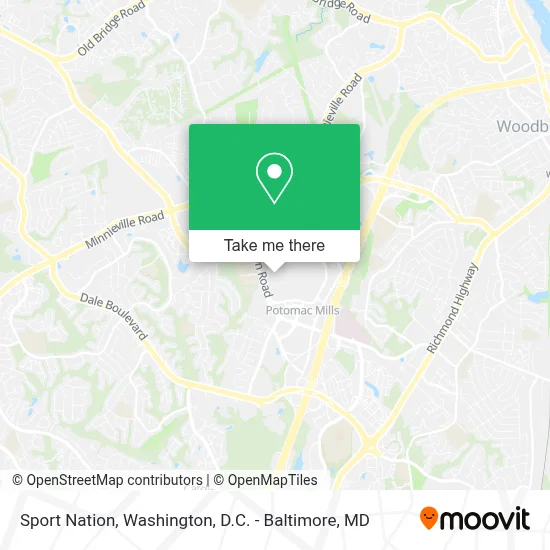 Sport Nation map