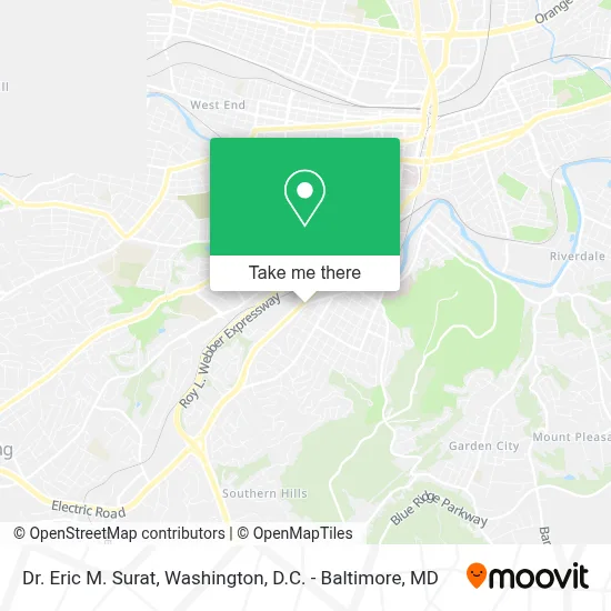 Dr. Eric M. Surat map