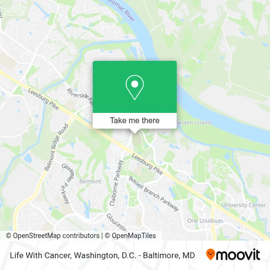 Life With Cancer map