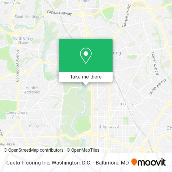 Cueto Flooring Inc map