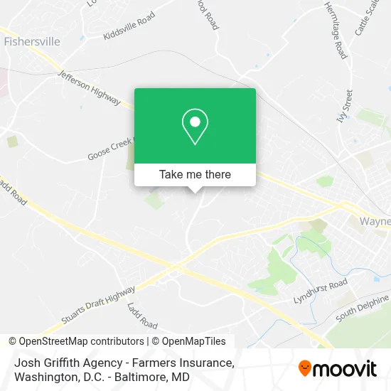 Josh Griffith Agency - Farmers Insurance map