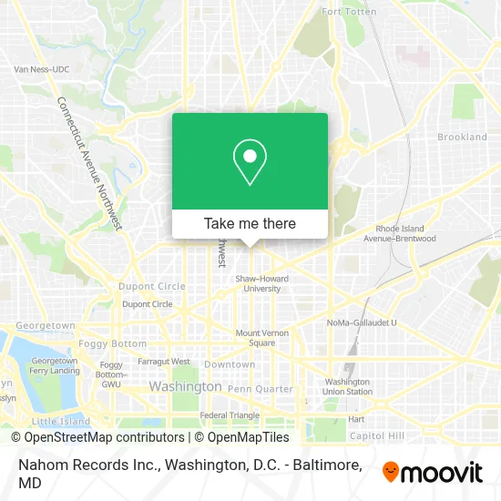 Nahom Records Inc. map