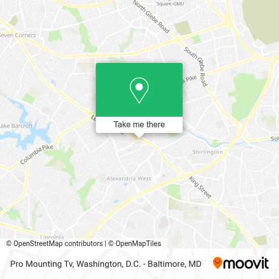 Pro Mounting Tv map