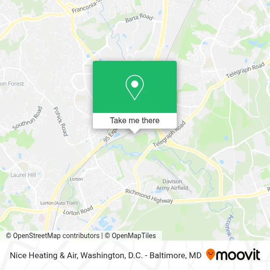 Nice Heating & Air map