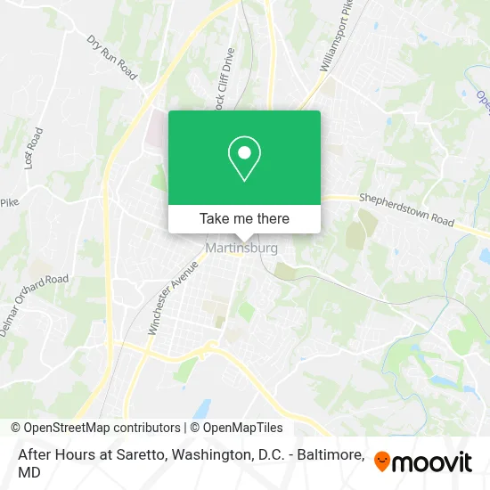 After Hours at Saretto map