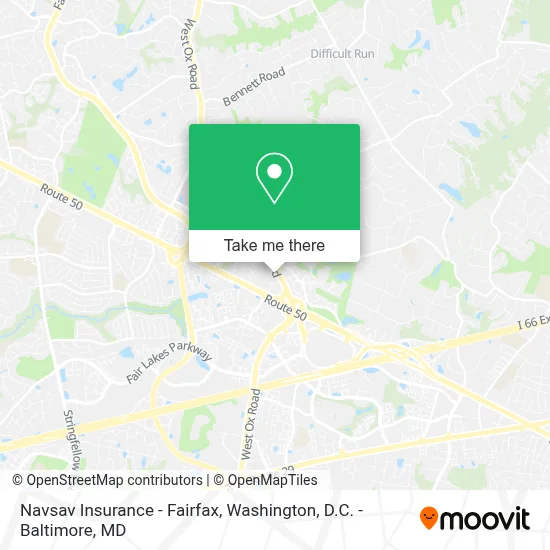 Navsav Insurance - Fairfax map