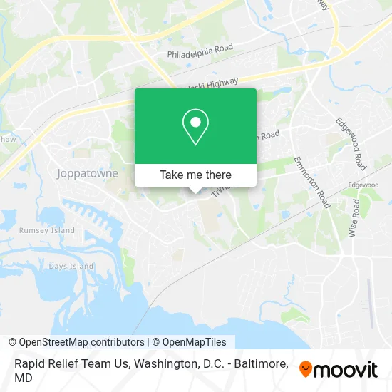 Rapid Relief Team Us map