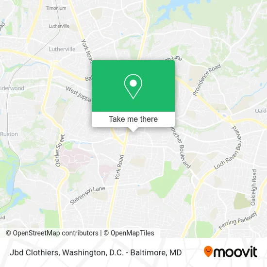 Jbd Clothiers map