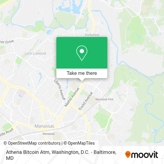 Athena Bitcoin Atm map