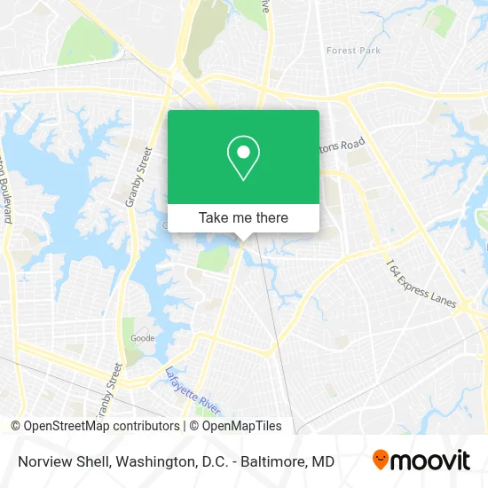 Norview Shell map