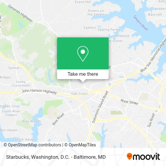 Starbucks map