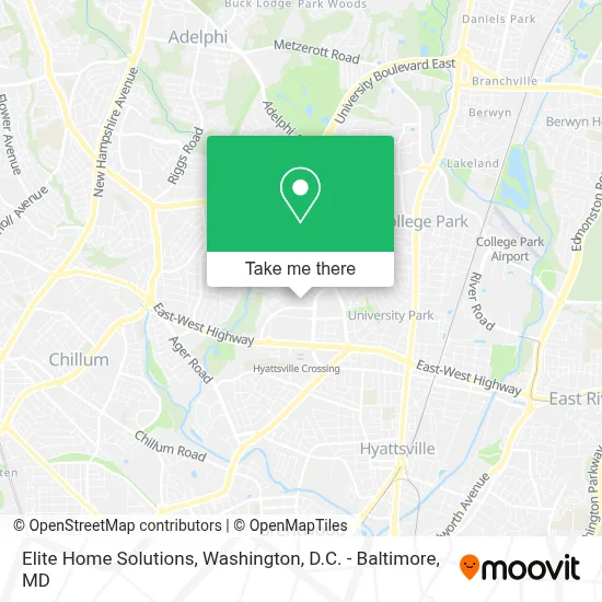 Elite Home Solutions map