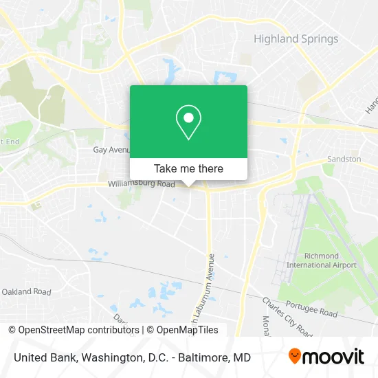 United Bank map