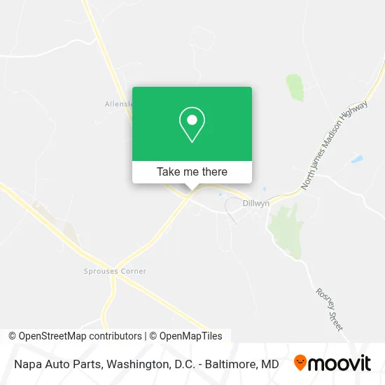 Napa Auto Parts map