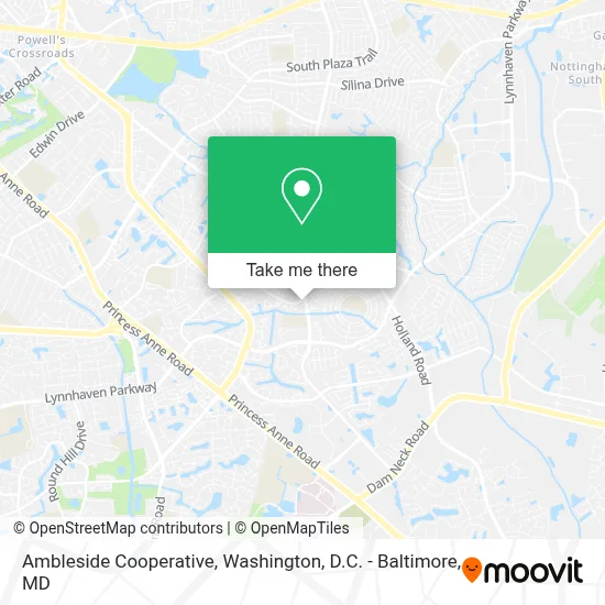 Ambleside Cooperative map