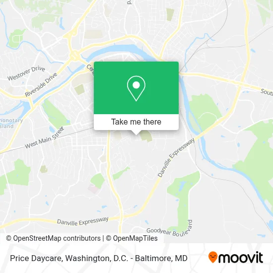 Price Daycare map