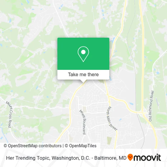 Her Trending Topic map