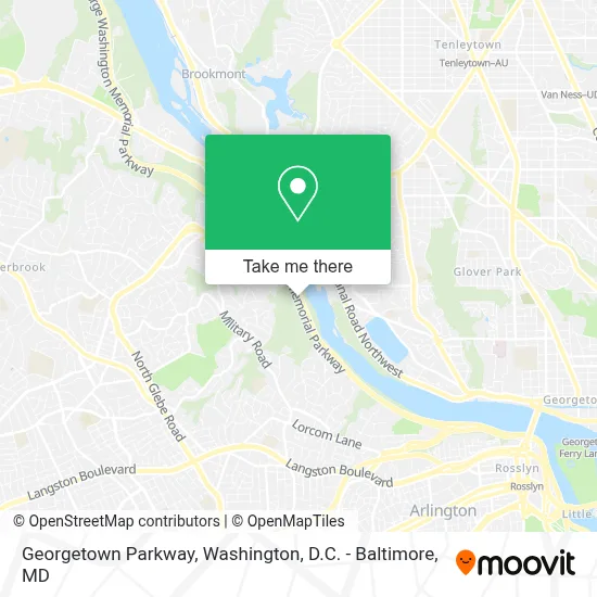 Georgetown Parkway map