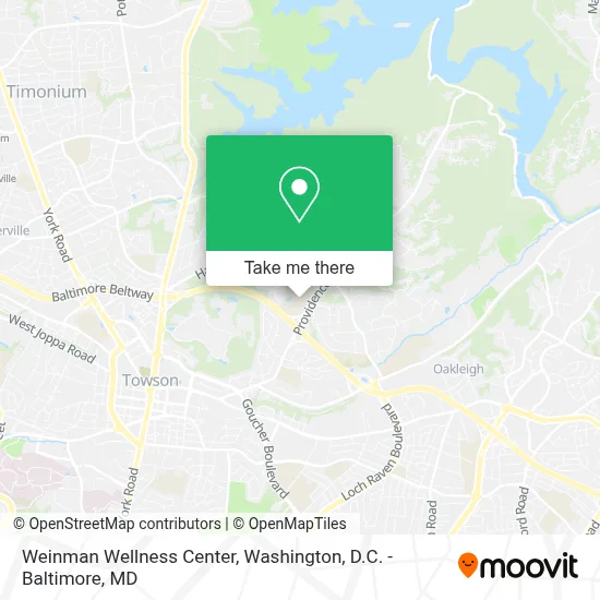 Weinman Wellness Center map