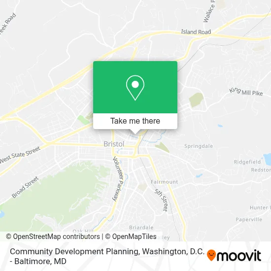 Community Development Planning map