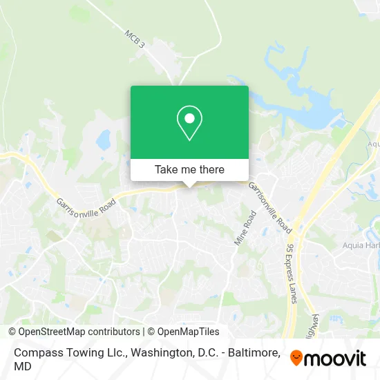 Compass Towing Llc. map